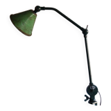 ELAUL articulated workshop lamp with clamp – 1930s/50s