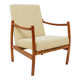 Mid-century modern design armchair green nebula bentwood 1960