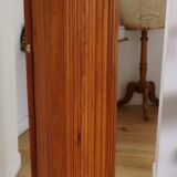 Paravent ancien années 50 style Baumann bois ondulé articulé vintage