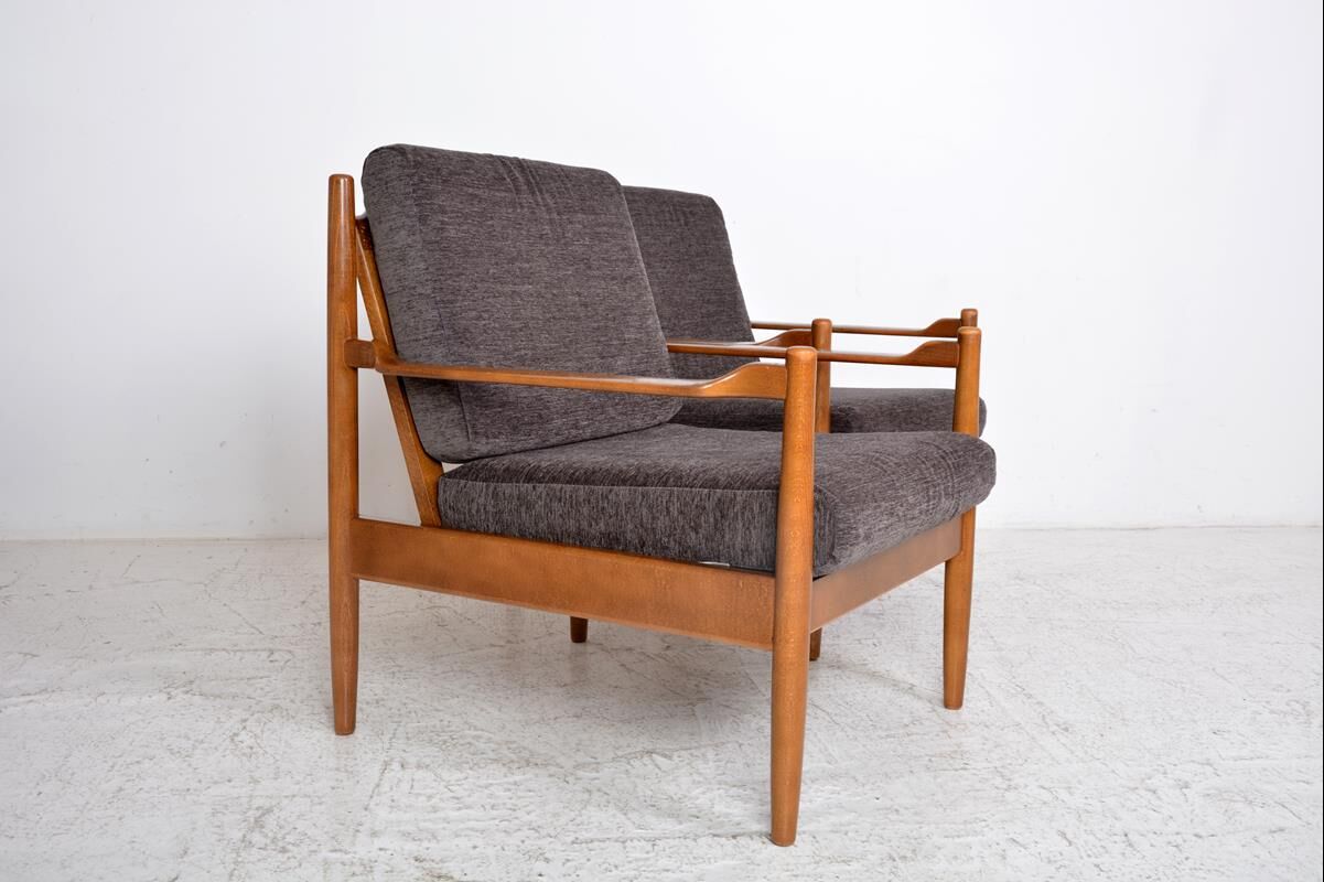 Pair of Scandinavian armchairs, dating from the 50s / 60s