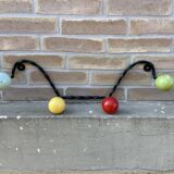 pair of vintage coat racks coat hooks