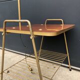 Magazine holder floor lamp