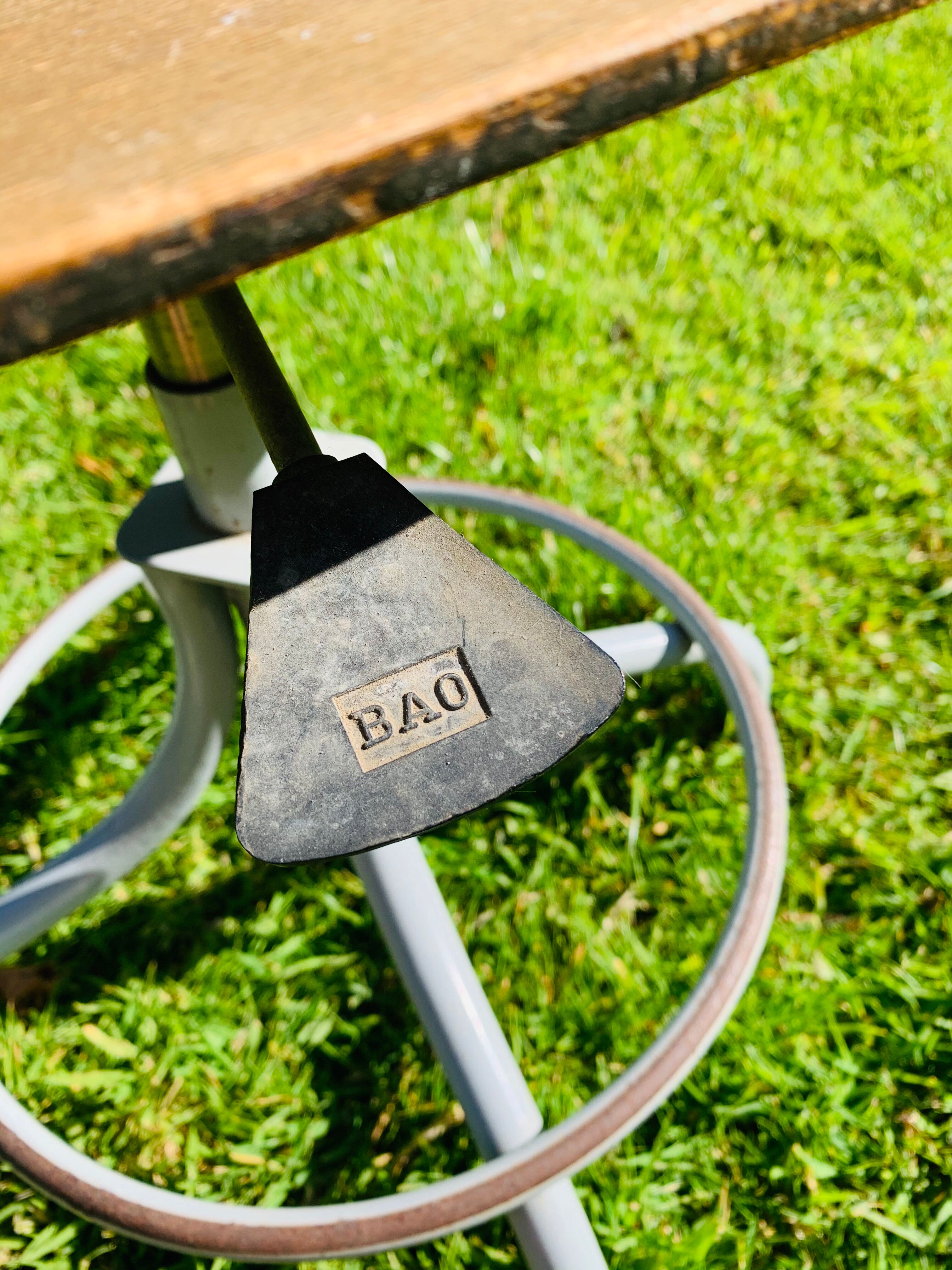 BAO-stamped vintage workshop chair