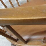 Vintage office armchair with Scandinavian style bar