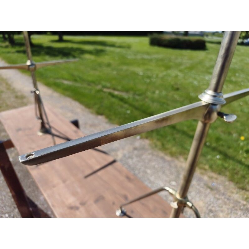 Pair of bronze shop shelves 1900 Siegel Paris