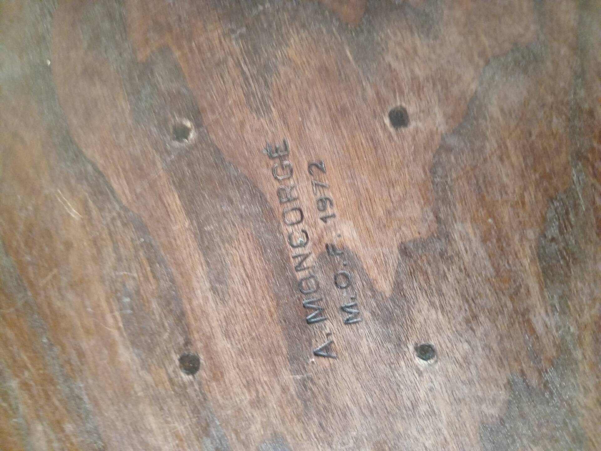 Wooden plate