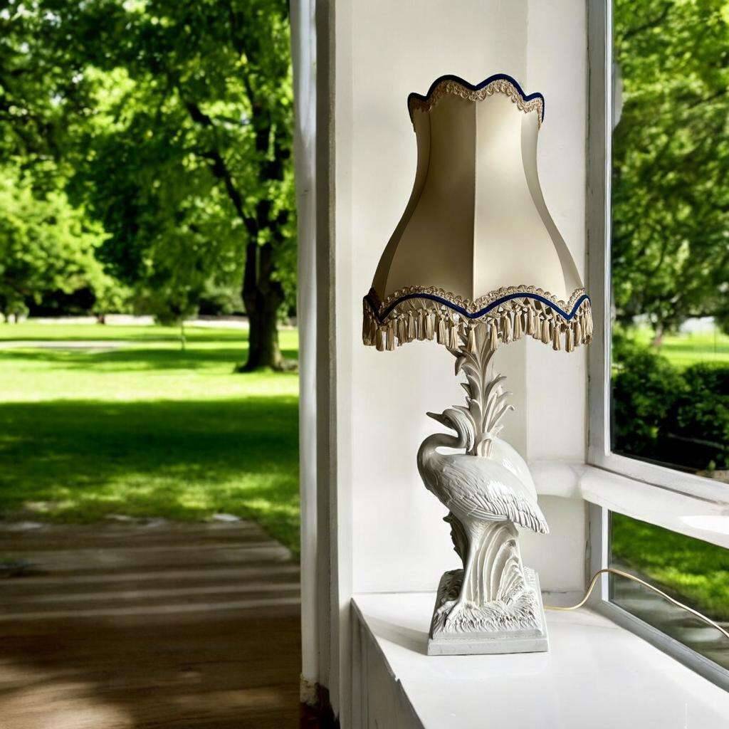 Vintage xl italian high table lamp (1m high!)
