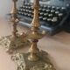 Antique baroque candlesticks