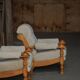 Henning Kjærnulf, lounge chairs in oak and lambswool, mid-century Danish, 1960s.