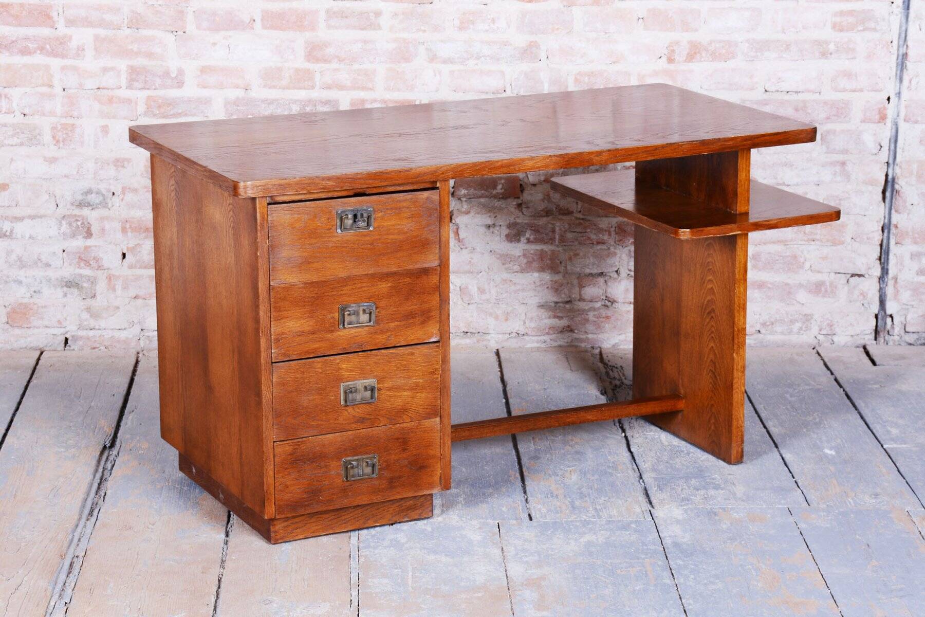 Art Deco Writing Desk by J. Halabala for Up Zavody, 1930s