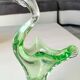 Empty pocket/Swan figurine, in the Murano style. In blown art glass. High 22 cm