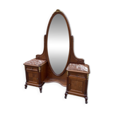 Art Deco period dressing table chest of drawers early 20th century Mahogany Transition style 1920