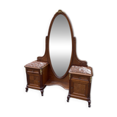 Art Deco period dressing table chest of drawers early 20th century Mahogany Transition style 1920