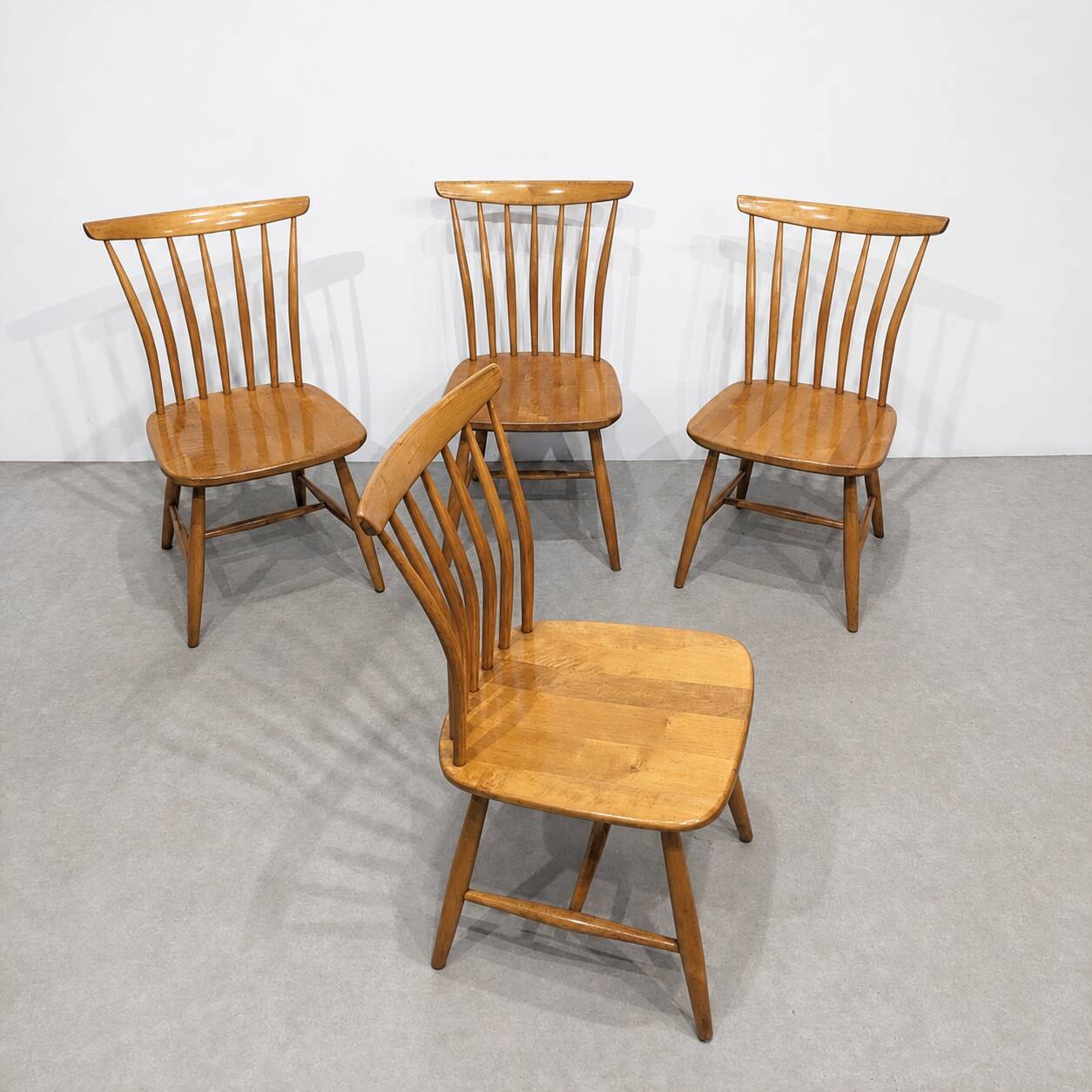 Ensemble de quatre chaises suédoises Akerblom #570 par Gunnar Eklöf