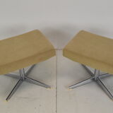 Set of Four Rotate Footstools 1970's