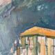 Huile sur toile de S.Ekengren ArchitecturaL, Cadaques