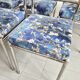 Suite de 5 chaises faux-bambou vintage 1970