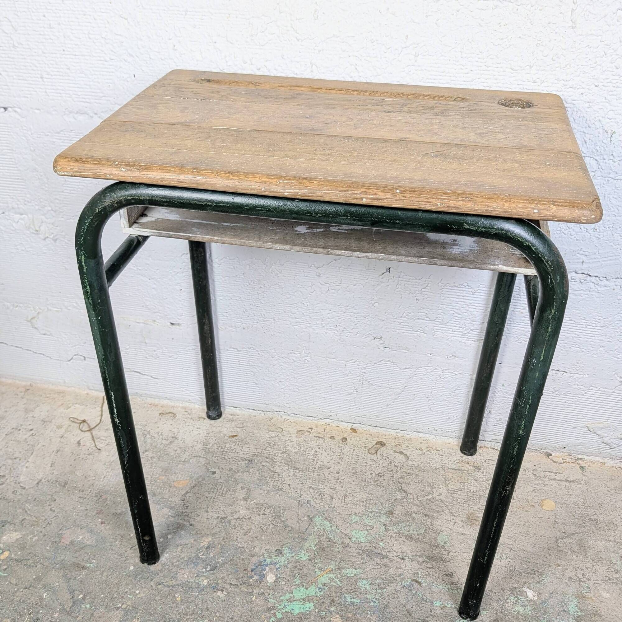 Vintage desk for a large schoolboy.