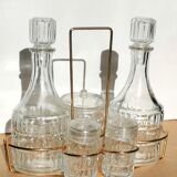 Servant salt shaker pepper golden metal