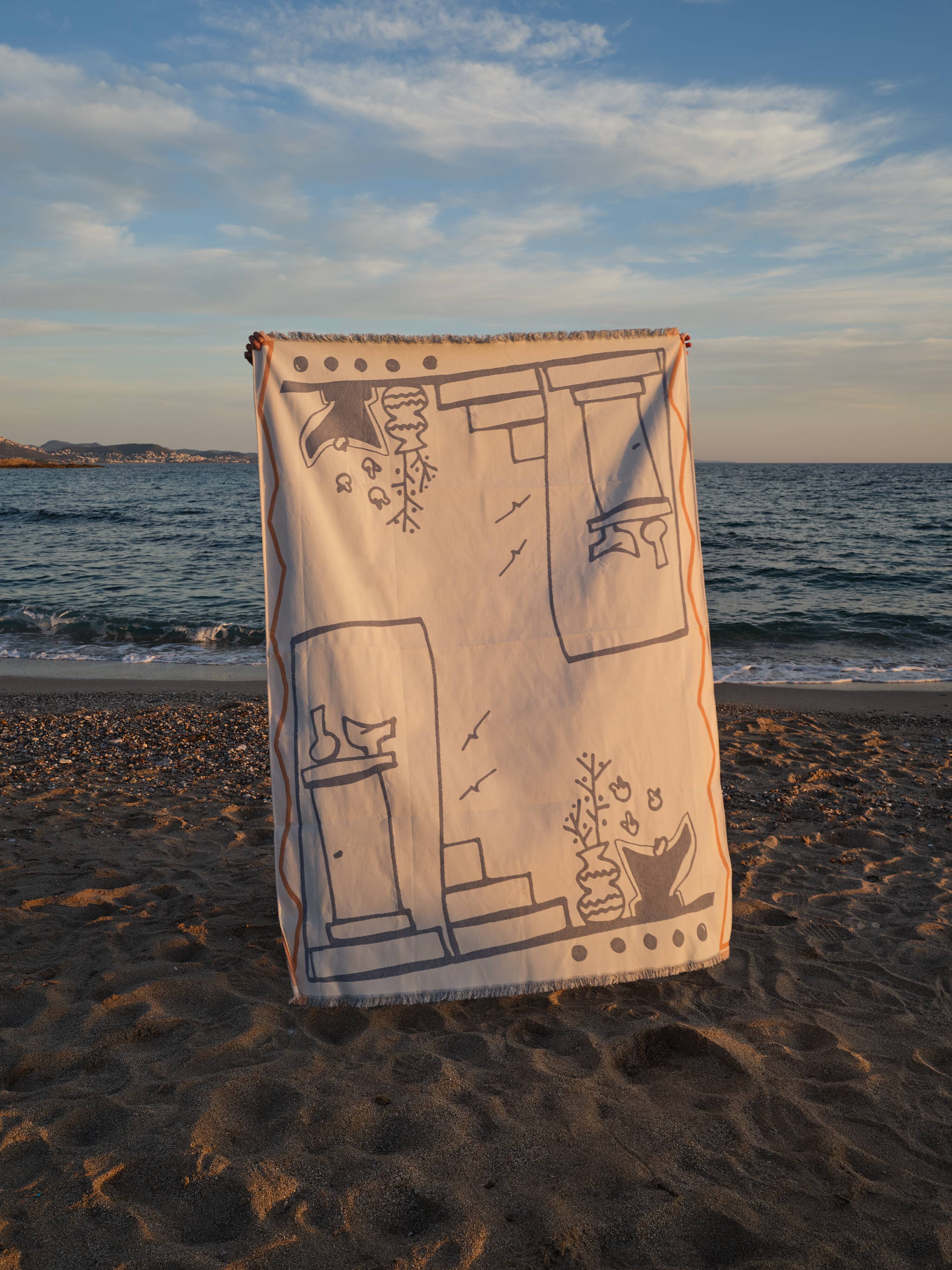 TERRA GRECA - WOVEN THROW