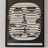 Victor vasarely d'après zeta 1955