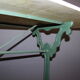 Bistro table in marble and cast iron around 1900