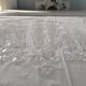 Finely carved antique crystal glasses