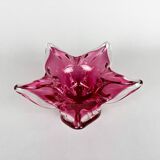 Bol en verre artistique vintage de Josef Hospodka pour Chribska Glassworks, années 1960