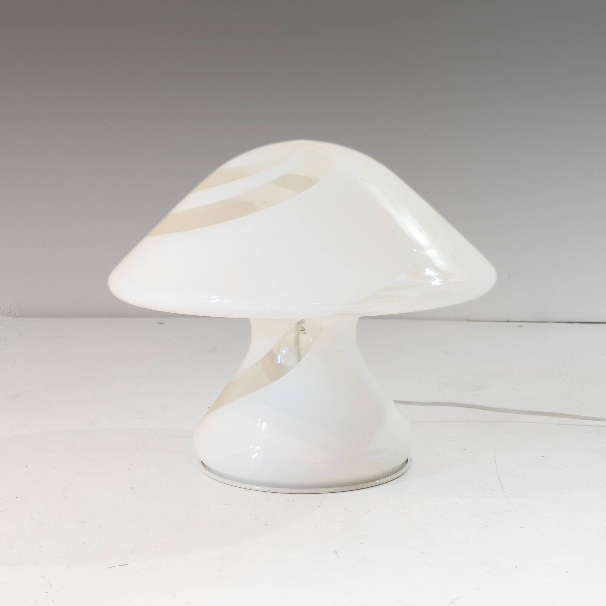 1970s Murano Glass Mushroom Table Lamp by Carlo Nason for Mazzega