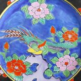 Japanese hand painted bird plate