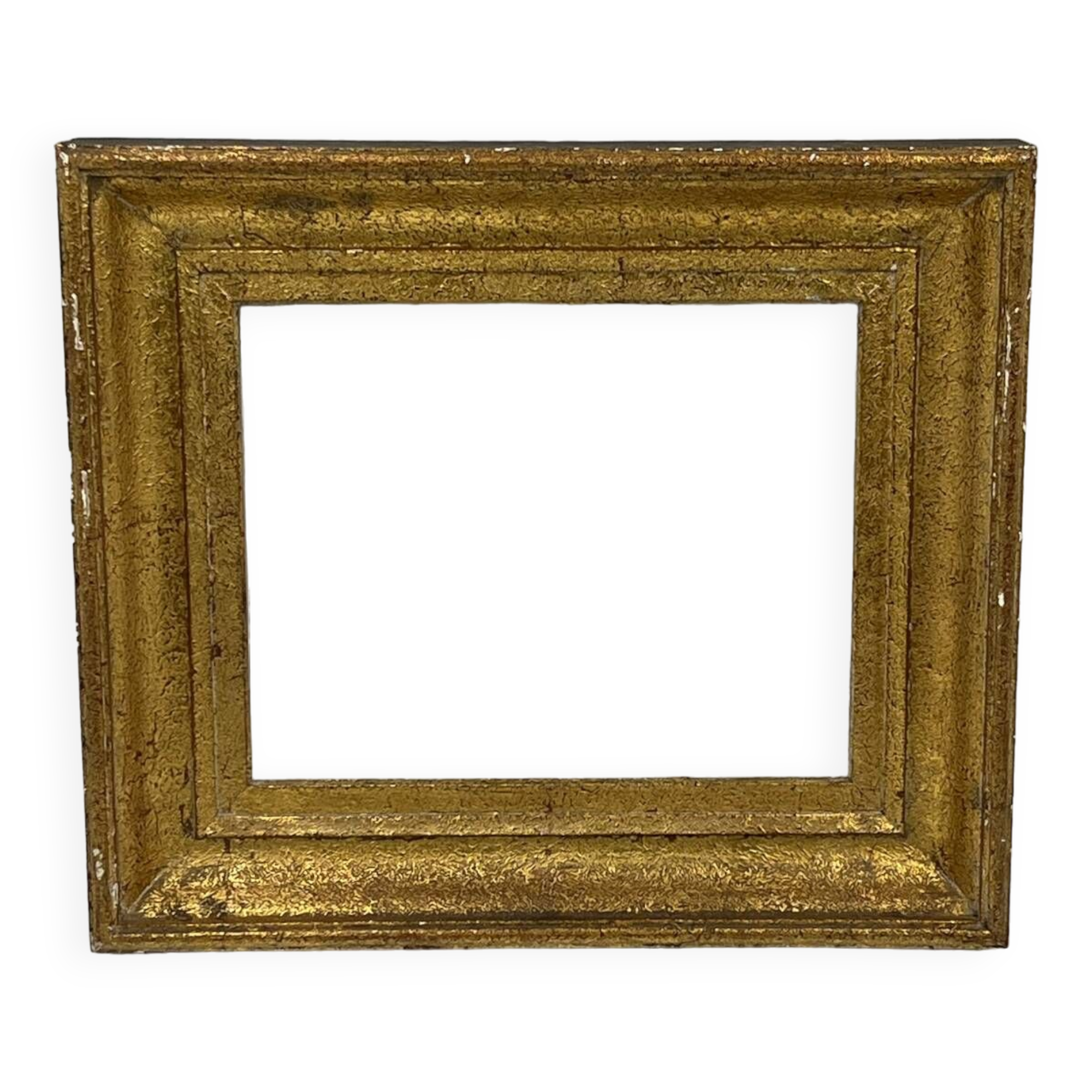 Golden wooden frame