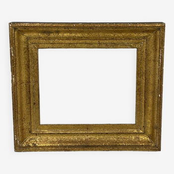 Golden wooden frame