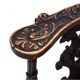 Renaissance double side seat, France, circa 1860.