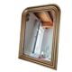 Louis Philippe wooden and gilded stucco mirror