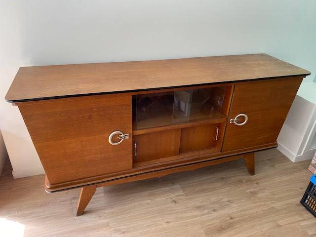Vintage sideboard with compass legs