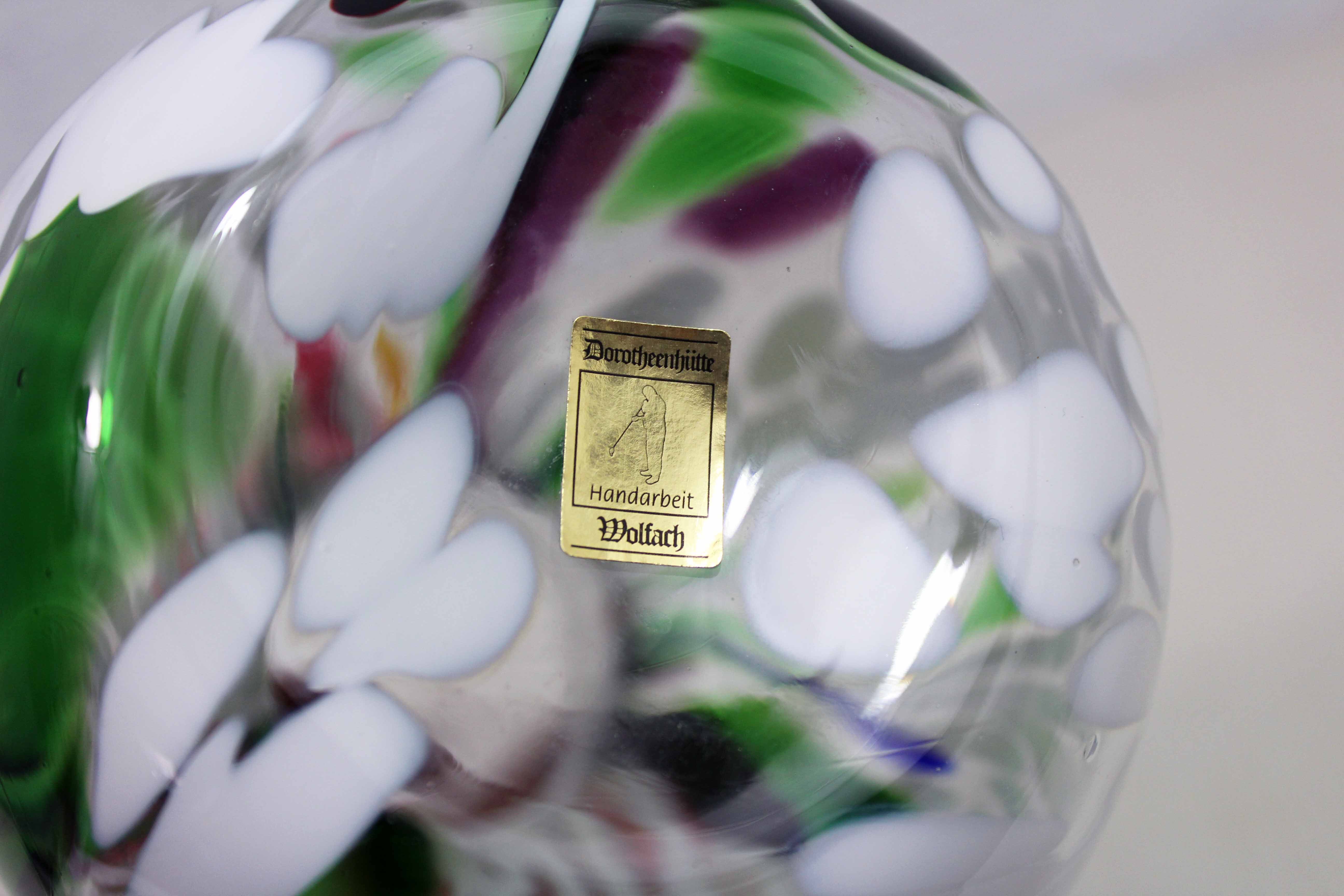 Vintage blown glass vase