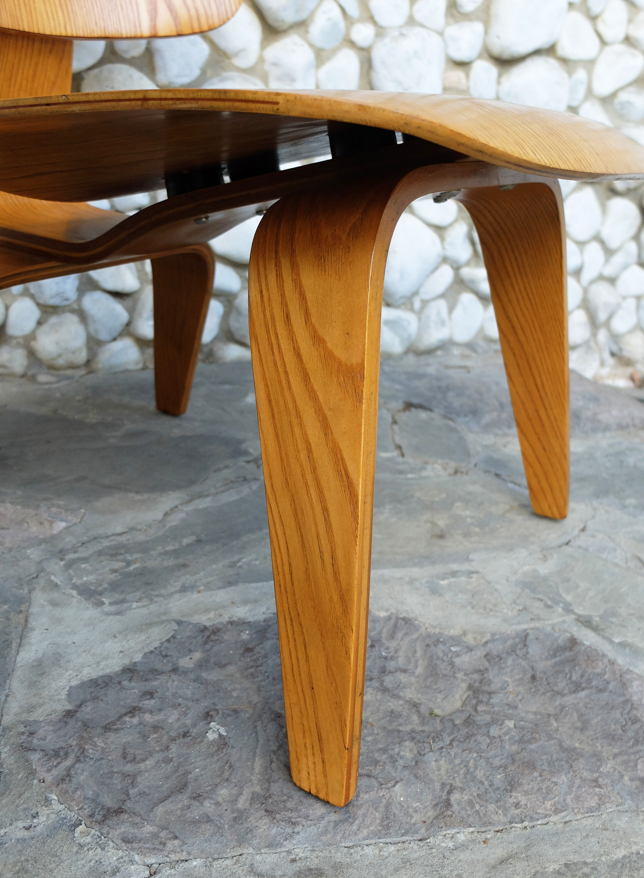 Ash LCW Lounge Chair by Charles and Ray Eames for Evans / Herman Miller, 1948-49