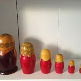 Vintage Russian nesting dolls