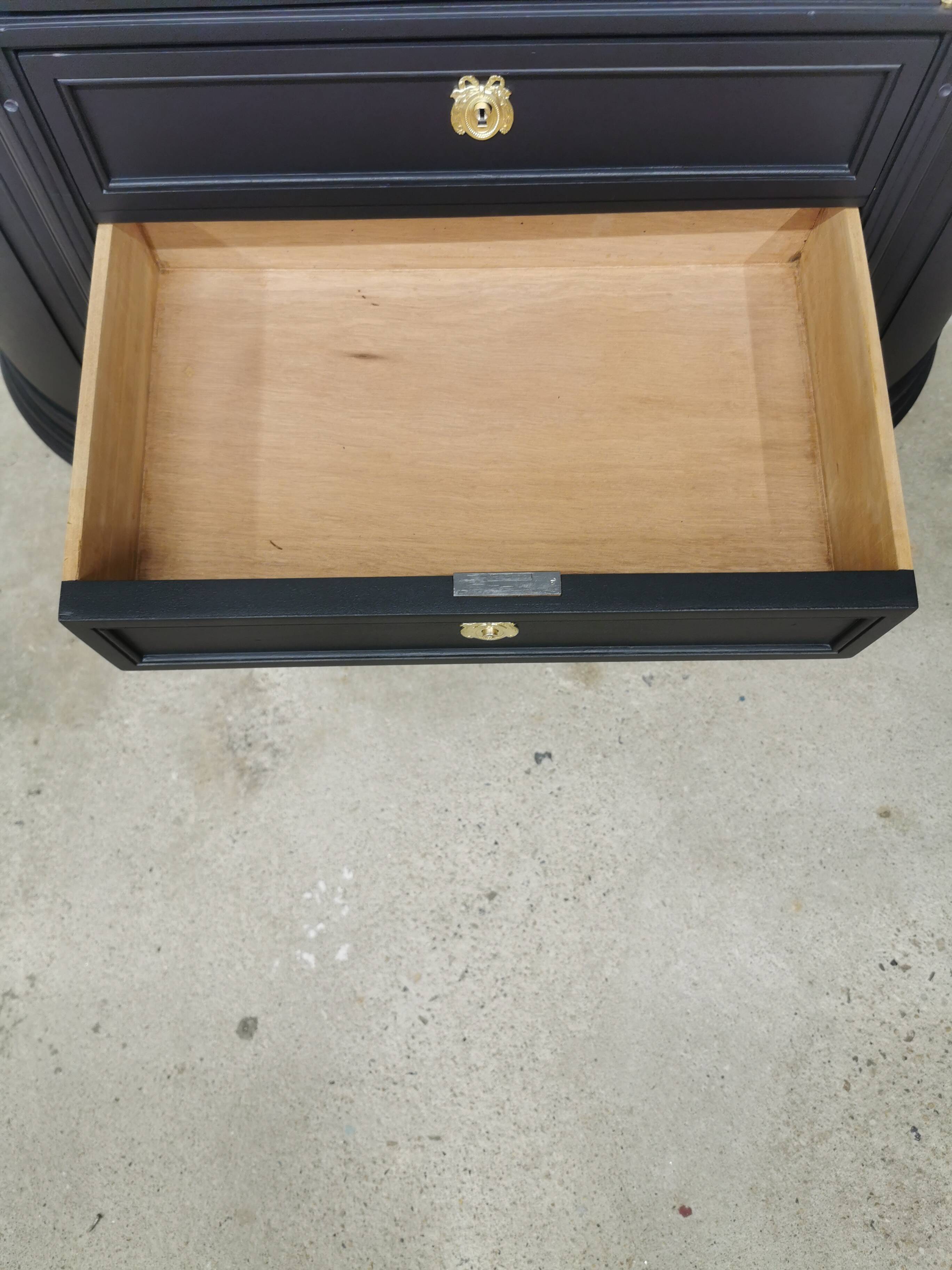 Revamped vintage display cabinet