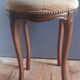 Piano stool / dressing table, Louis XV style, arched base seat velvet