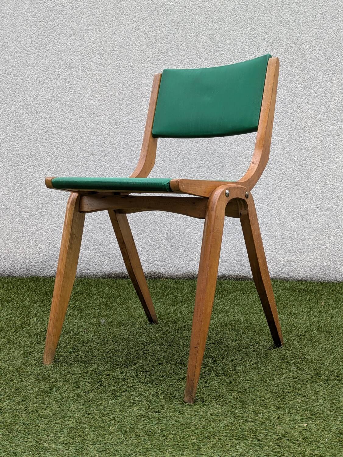 Chaise boomerang vintage 1950-1960 – moderniste