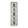 Vintage Turkish Oushak Handmade Wool Runner 100x365