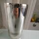 Shaker Art Deco silver metal punched