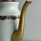 Limoges Vignaud porcelain teapot.