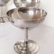 Vintage ice cream or sorbet cups, in 18/10 stainless steel (ref12)