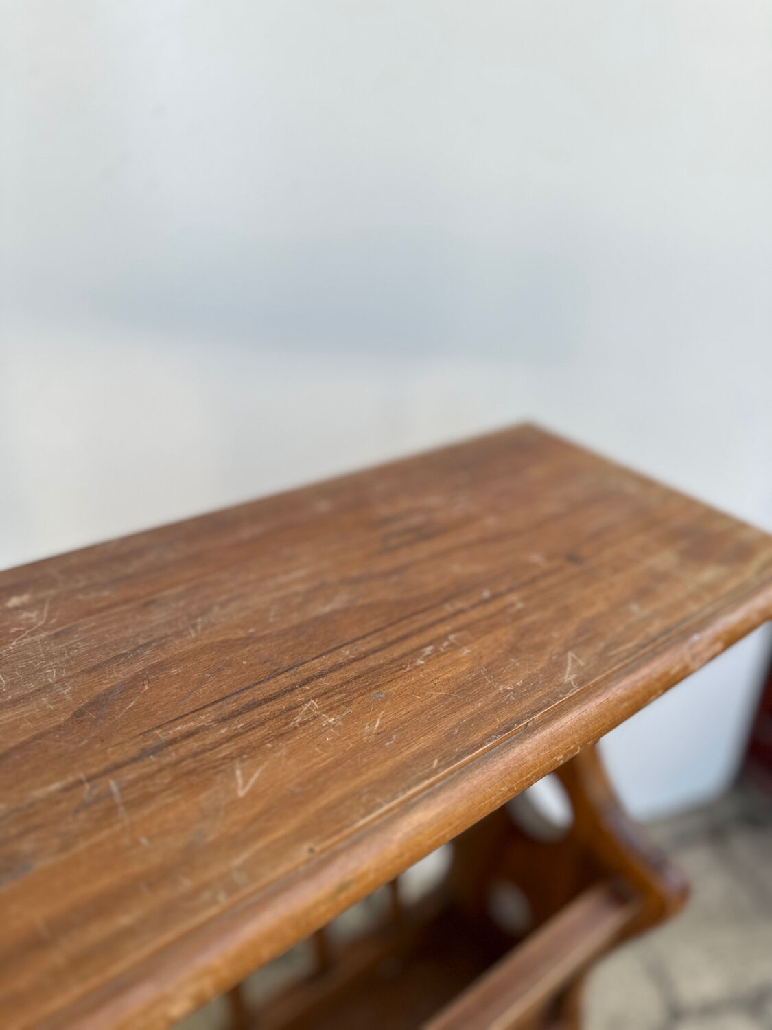 Wooden magazine door