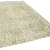 Handwoven Antique Anatolian Beige Rug 193 cm x 298 cm - 38951