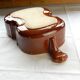 Terrine dish in the shape of a violin or double bass