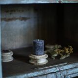 Old small Indian candlesticks