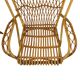 Vintage Set Rattan Chairs Armchairs Table Boho Design Sixties
